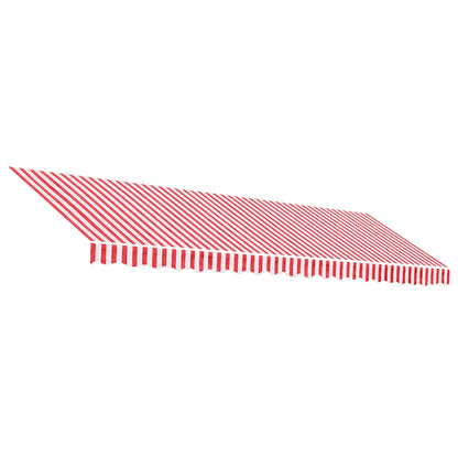 Tessuto di Ricambio per Tenda Strisce Rosse e Bianche 5x3 m | homemem39