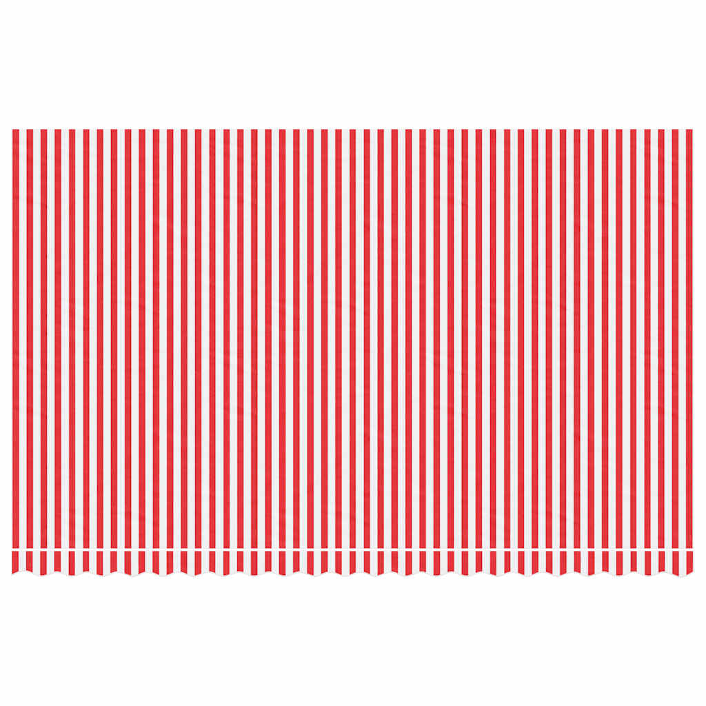 Tessuto di Ricambio per Tenda Strisce Rosse e Bianche 5x3 m | homemem39