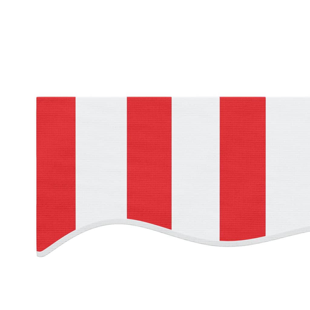 Tessuto di Ricambio per Tenda Strisce Rosse e Bianche 6x3,5 m | homemem39