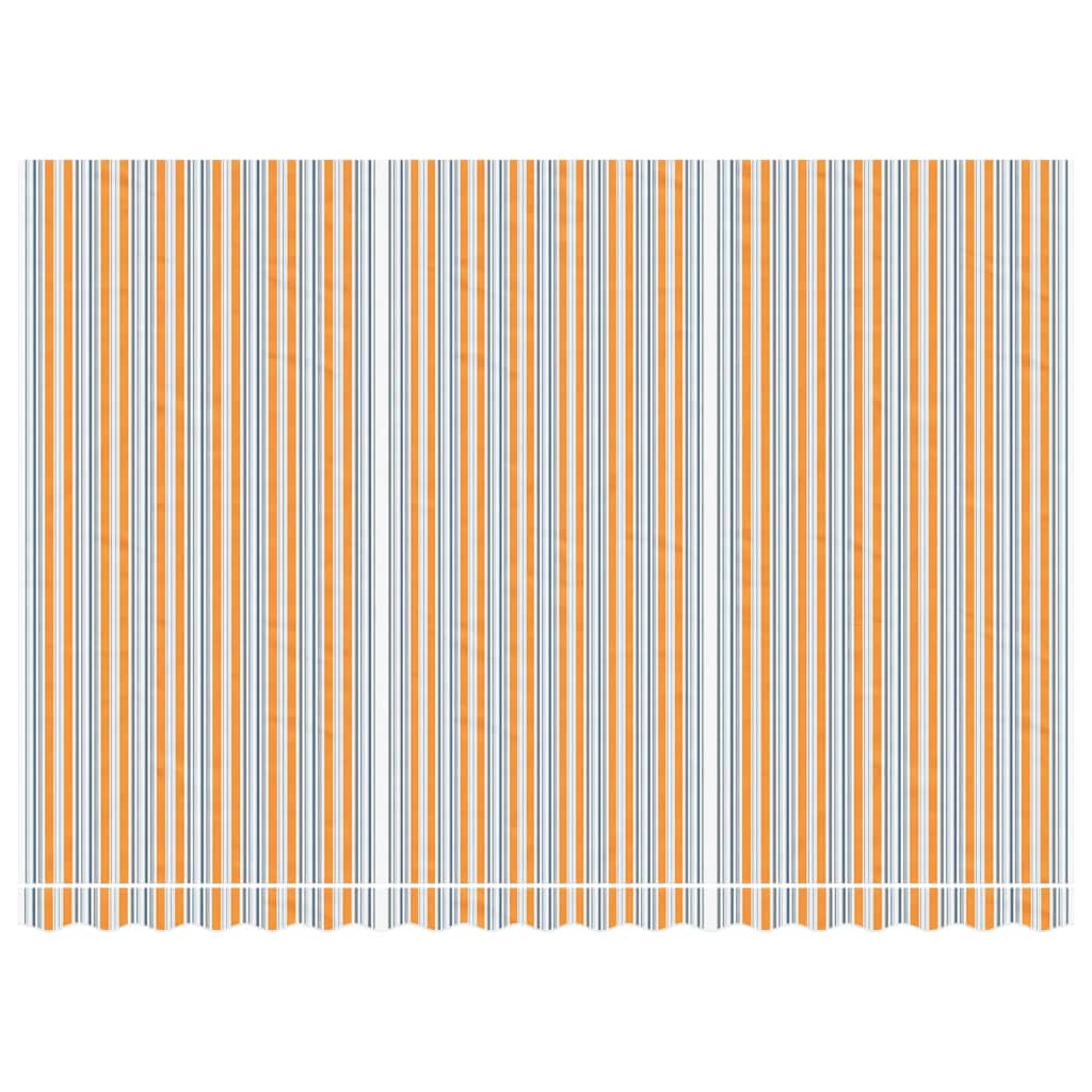 Tessuto di Ricambio per Tenda Strisce Multicolore 4,5x3 m - homemem39