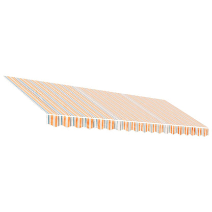 Tessuto di Ricambio per Tenda Strisce Multicolore 4,5x3,5 m | homemem39