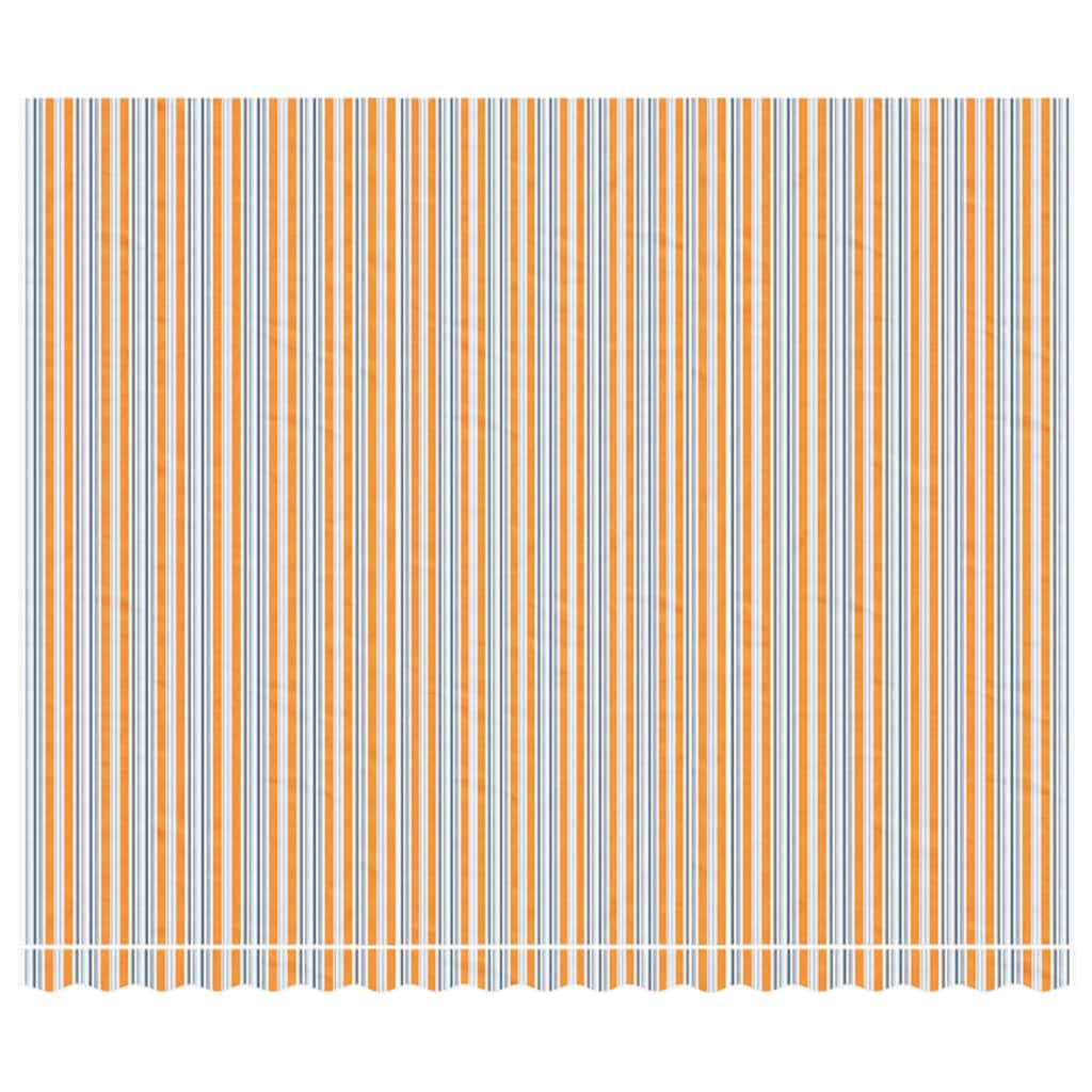 Tessuto di Ricambio per Tenda Strisce Multicolore 4,5x3,5 m