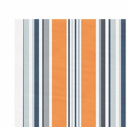Tessuto di Ricambio per Tenda Strisce Multicolore 4,5x3,5 m