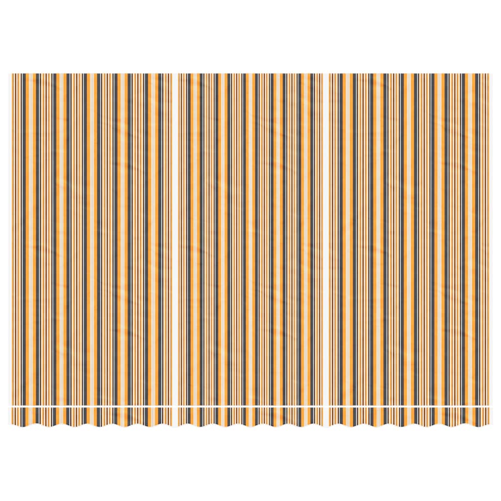 Tessuto di Ricambio per Tenda Strisce Multicolore 4,5x3 m - homemem39