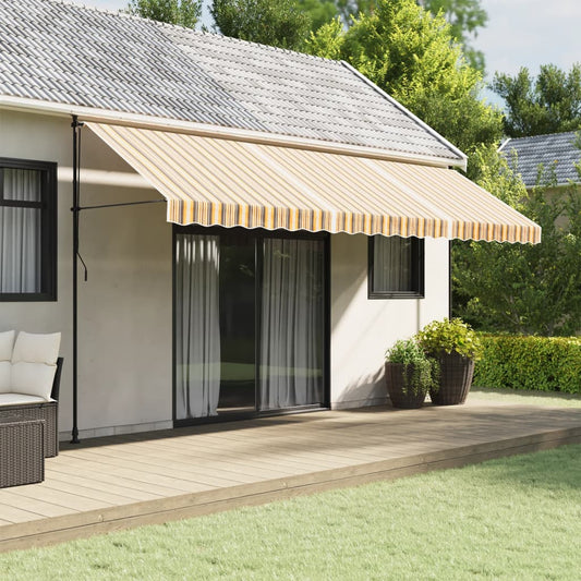 Tessuto di Ricambio per Tenda Strisce Multicolore 5x3 m - homemem39