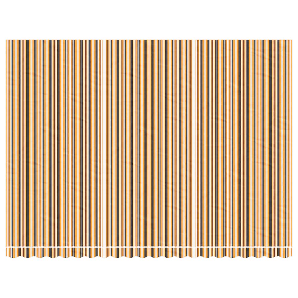 Tessuto di Ricambio per Tenda Strisce Multicolore 5x3,5 m - homemem39