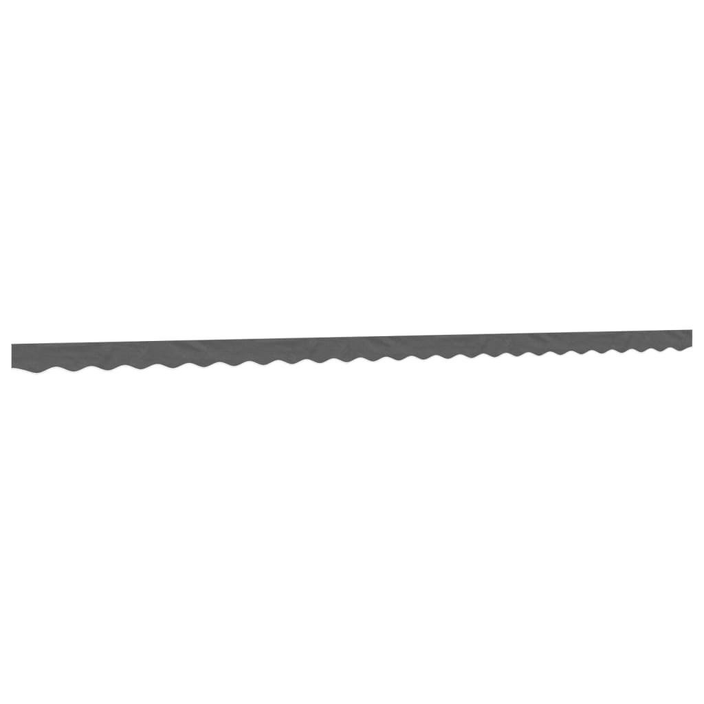 Tessuto di Ricambio per Mantovana da Tenda Strisce Antracite 6m | homemem39