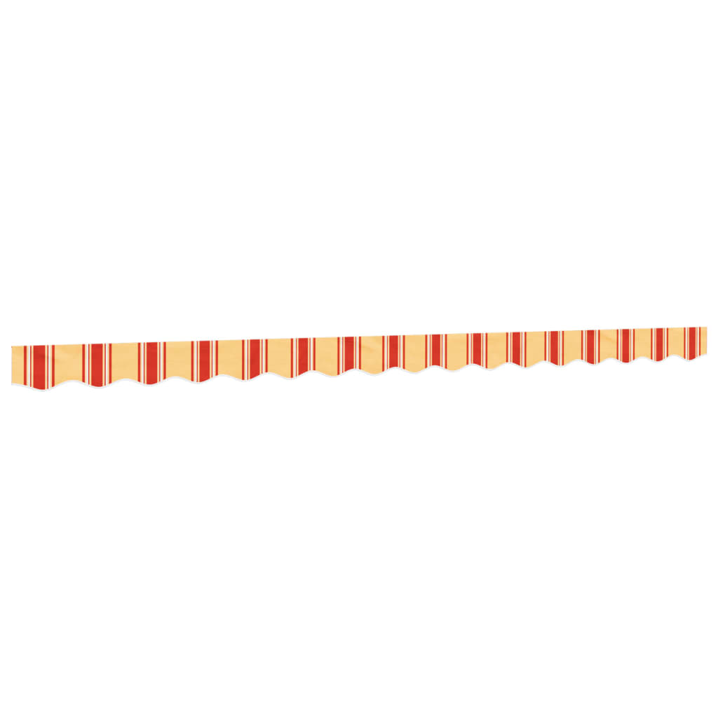 Tessuto Ricambio per Mantovana Tenda Righe Giallo Arancione 4 m | homemem39