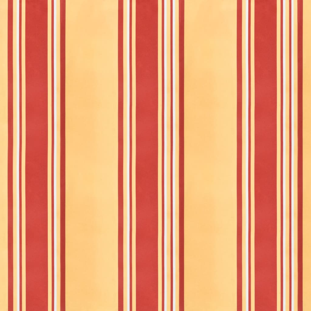 Tessuto Ricambio Mantovana Tenda Righe Giallo e Arancione 4,5 m | homemem39