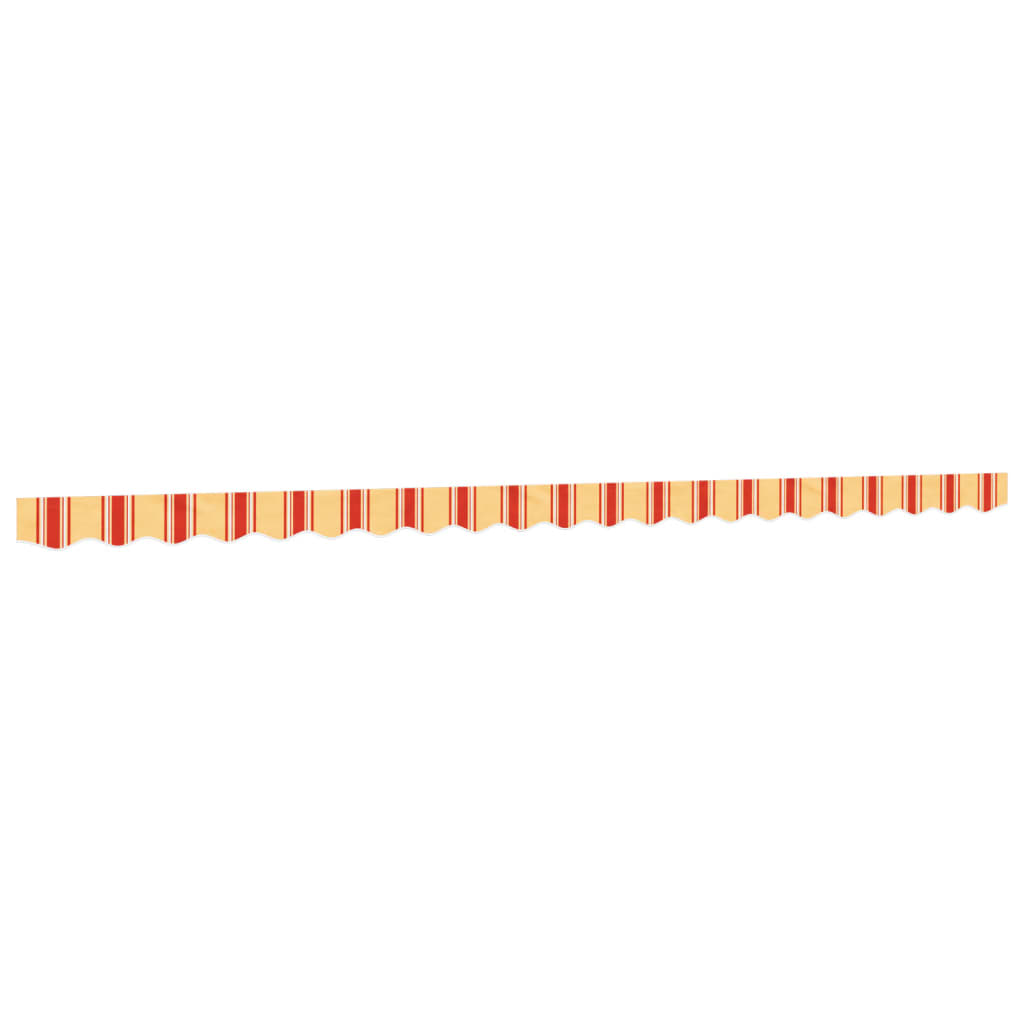 Tessuto Ricambio per Mantovana Tenda Righe Giallo Arancione 5 m | homemem39