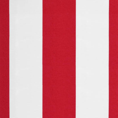Tessuto Ricambio per Mantovana Tenda Righe Rosse Bianche 3,5 m | homemem39