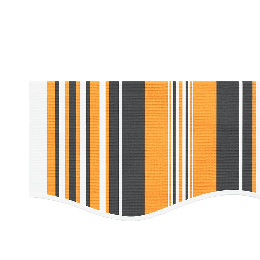 Tessuto Ricambio per Mantovana Tenda Righe Giallo Grigio 350 cm