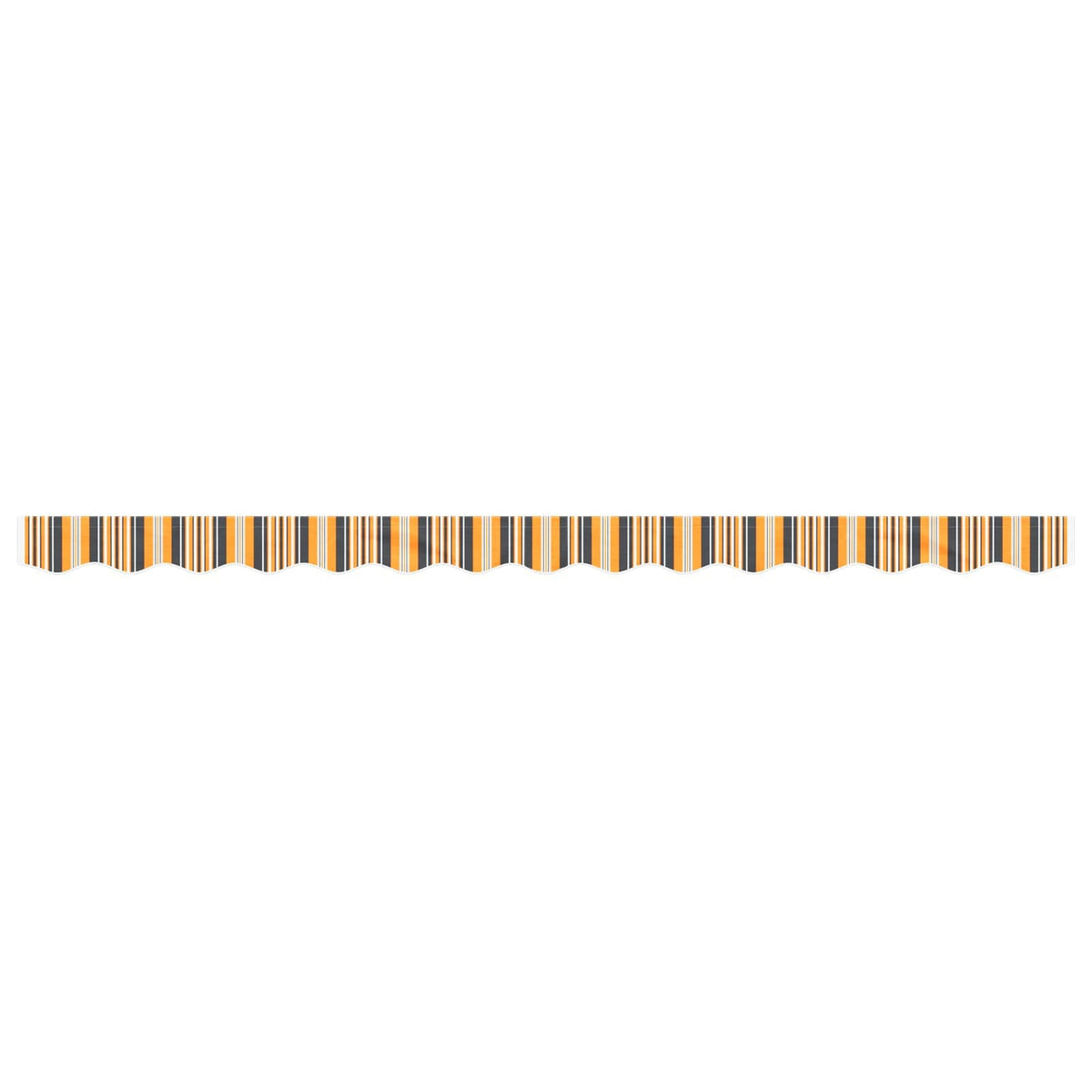 Tessuto Ricambio per Mantovana Tenda Righe Giallo Grigio 350 cm