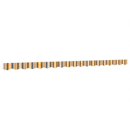Tessuto Ricambio per Mantovana Tenda Righe Giallo Grigio 4,5 m | homemem39