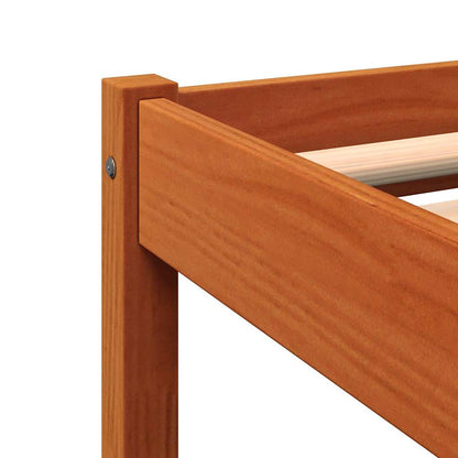 Giroletto senza Materasso Marrone Cera 90x200 cm Massello Pino