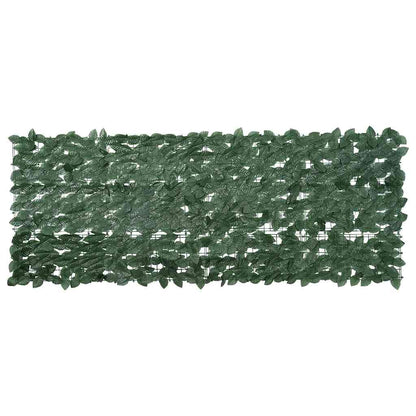 Paravento da Balcone con Foglie Verde Scuro 200x75 cm | homemem39
