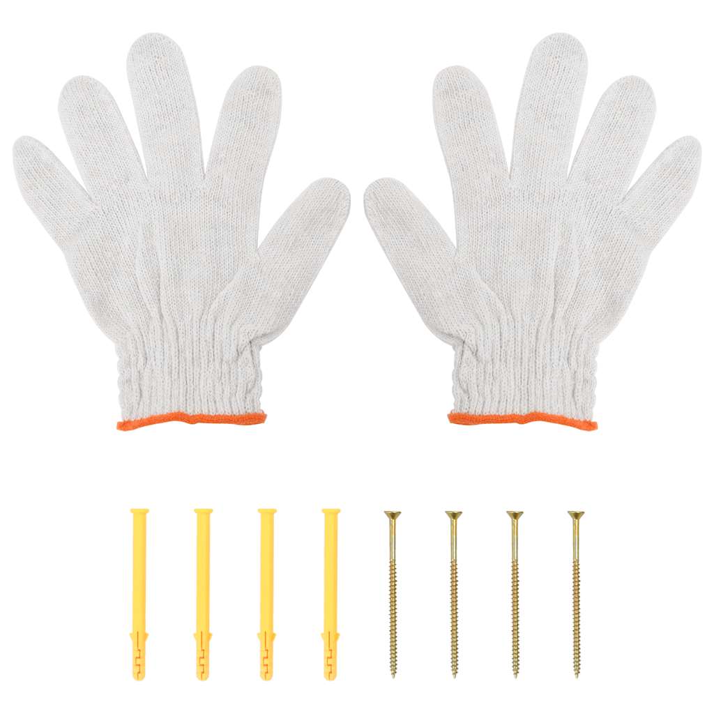 Mensola a Muro 100x45x31 cm Argento in Acciaio Inossidabile