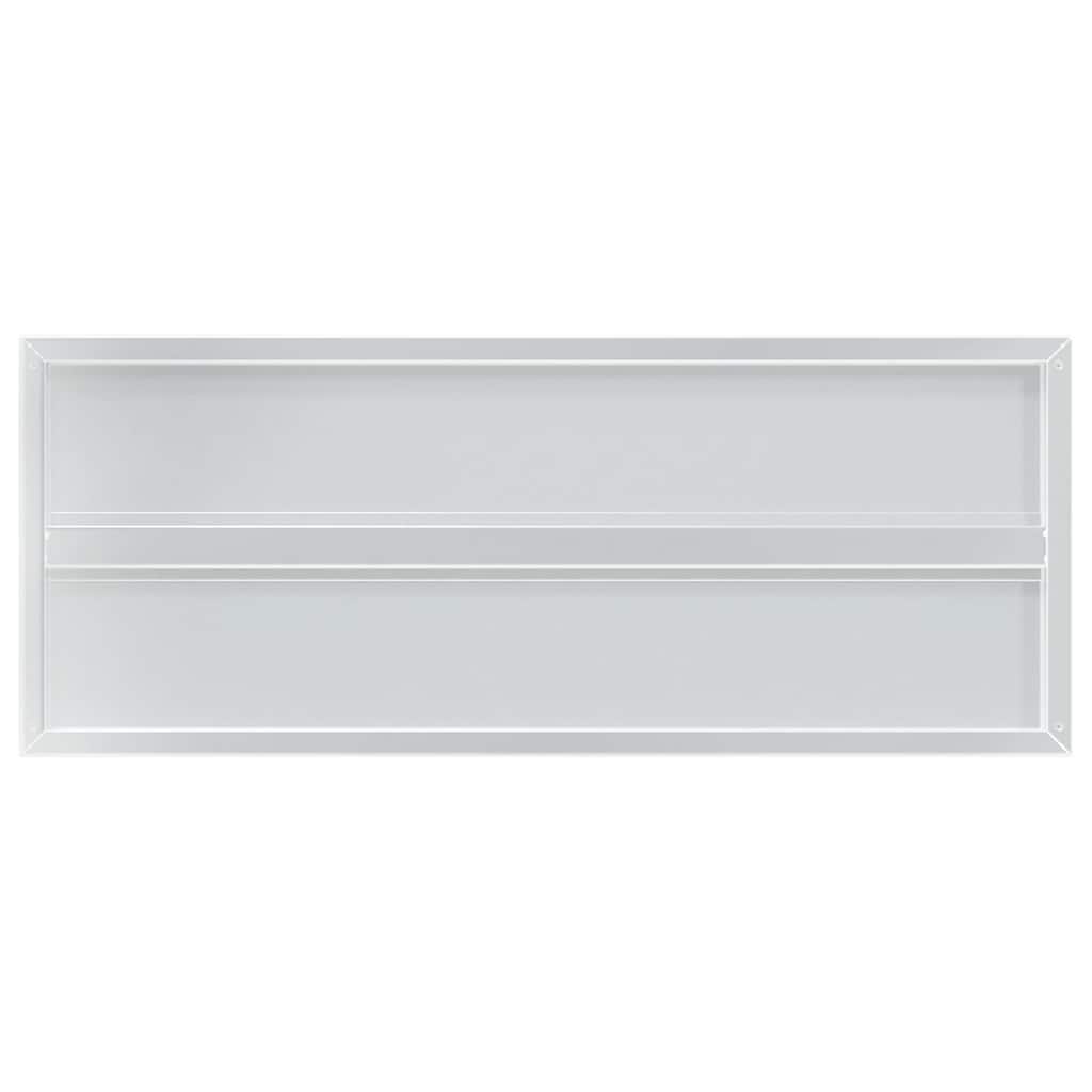 Mensole a Muro 2 pz 100x40 cm Argento in Acciaio Inossidabile | homemem39