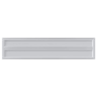 Mensole a Muro 2pz 100x23,5cm Argento in Acciaio Inossidabile | homemem39