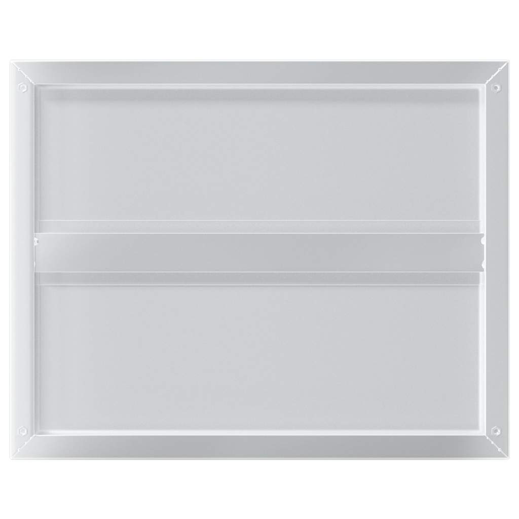 Mensole a Muro 2 pz 50x40 cm Argento in Acciaio Inossidabile | homemem39