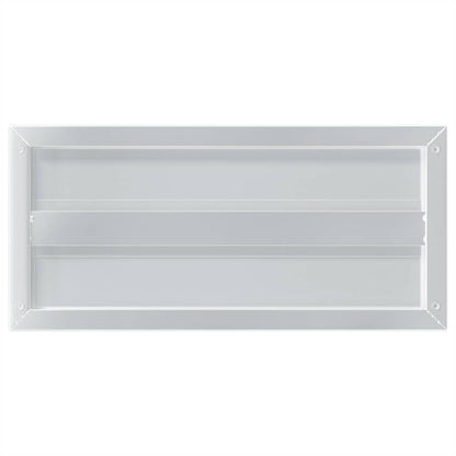 Mensole a Muro 2 pz 50x23,5cm Argento in Acciaio Inossidabile | homemem39