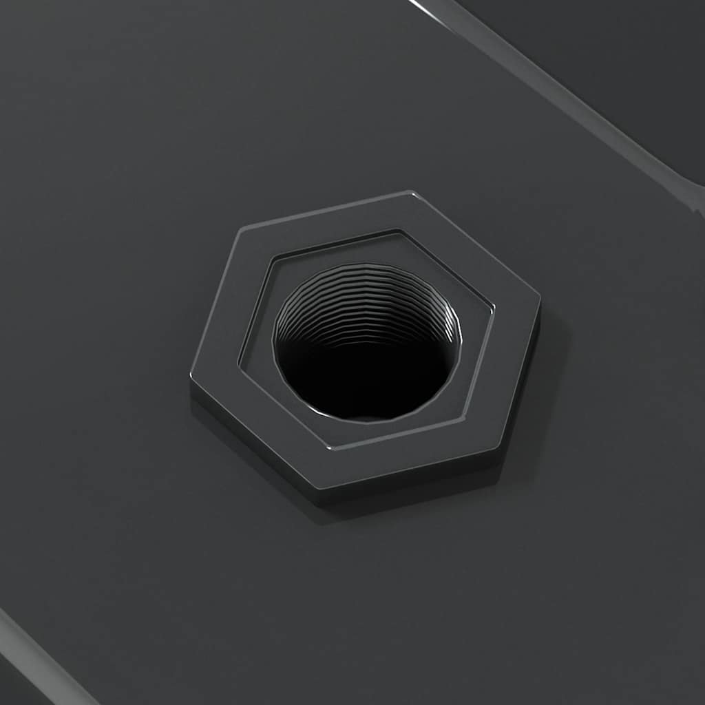 Mensole a Muro 2 pz 100x30 cm Nero in Acciaio Inossidabile | homemem39