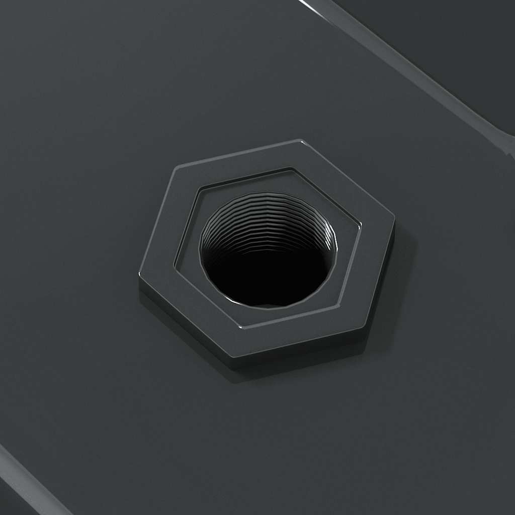 Mensole a Muro 2 pz 75x23,5 cm Nero in Acciaio Inossidabile | homemem39