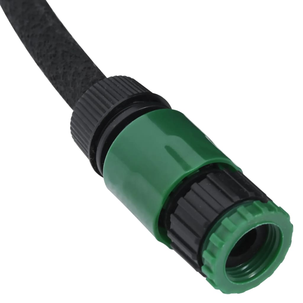 Tubo di Irrigazione da Giardino Nero 0,6" 50 m in Gomma