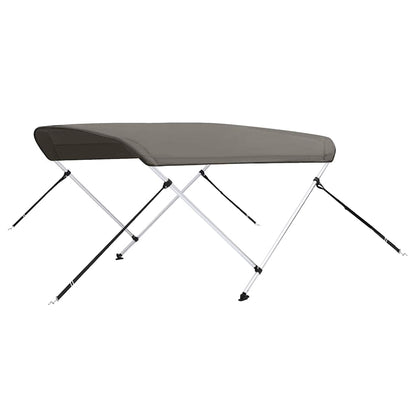 Bimini di Prua con Tendalino 2 Archi Grigio 150x120x110 cm | homemem39