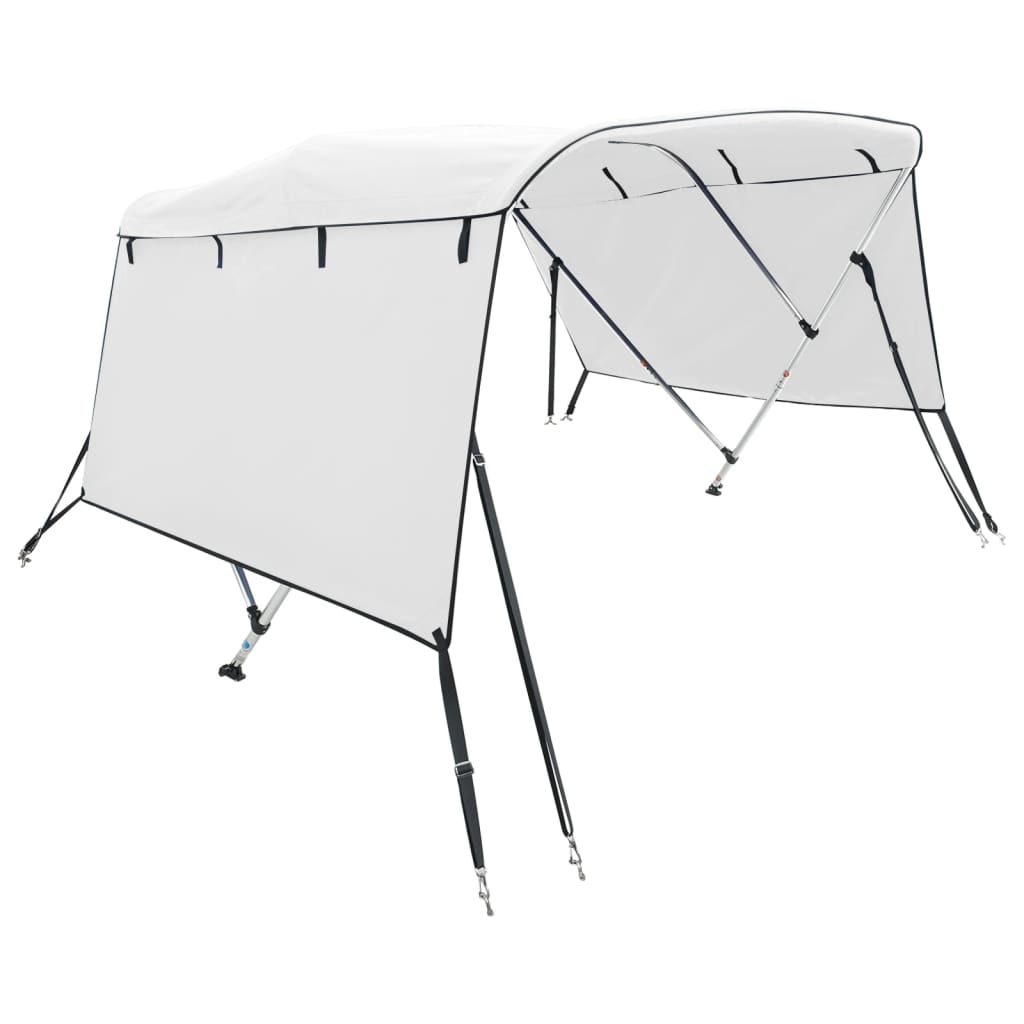 Bimini di Prua con Pareti Laterali 3 Archi 183x(170-182)x137cm | homemem39