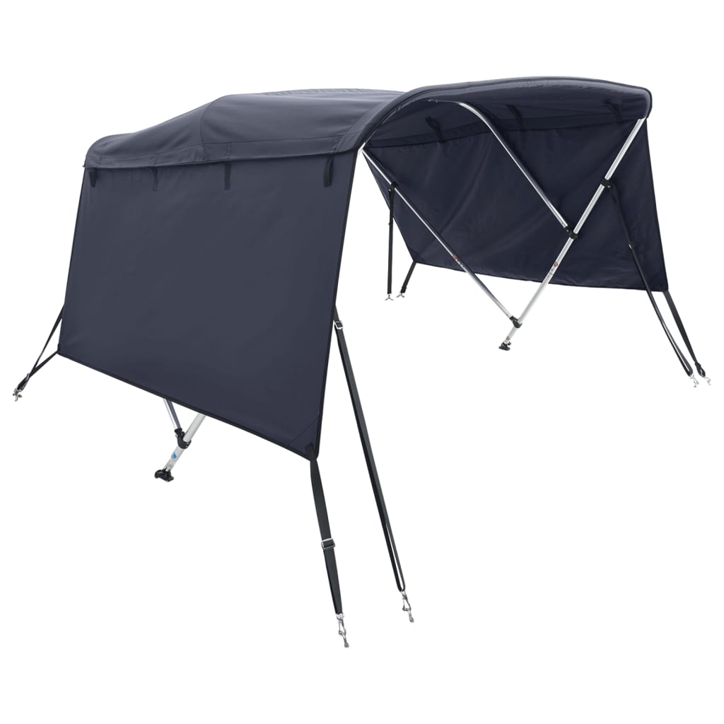Bimini di Prua con Pareti Laterali 3 Archi 183x(137-152)x137cm | homemem39