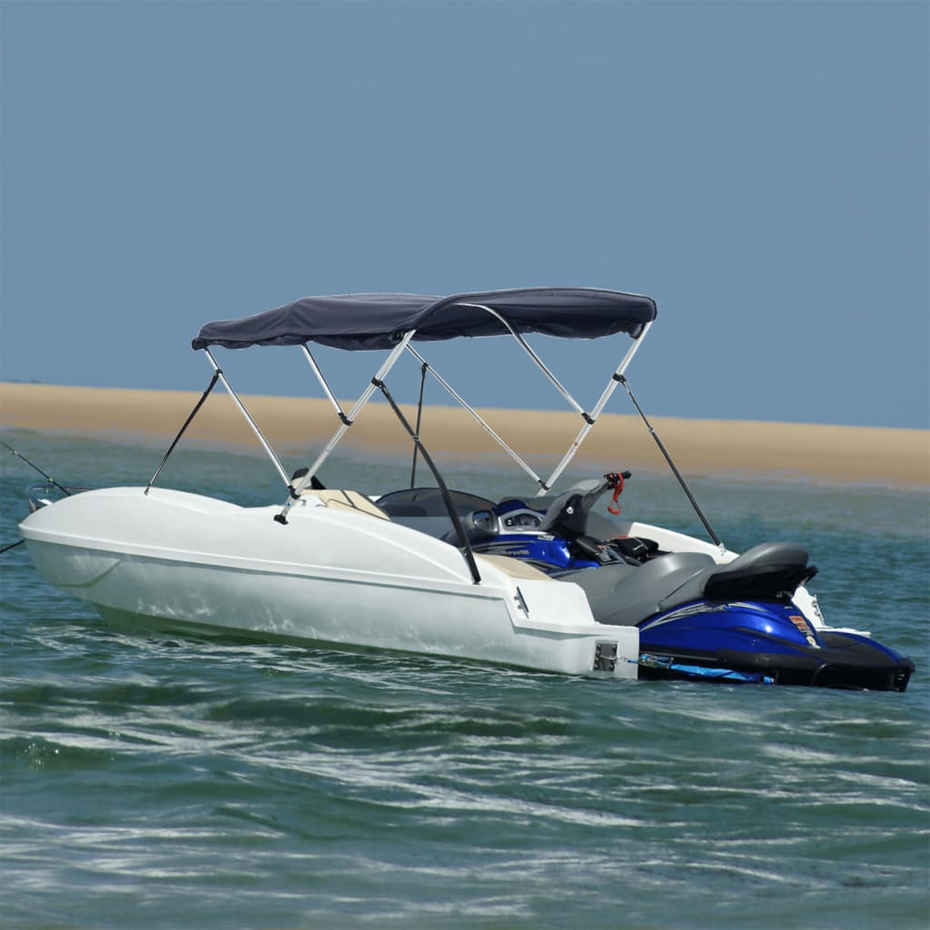 Bimini di Prua con Pareti Laterali 3 Archi 183x(137-152)x137cm | homemem39