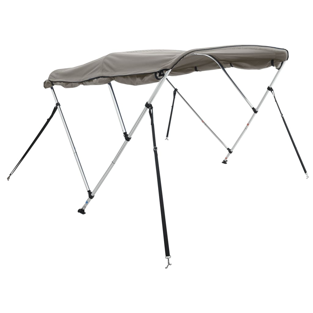 Bimini di Prua con Pareti Laterali 3 Archi 183x(170-182)x137cm | homemem39