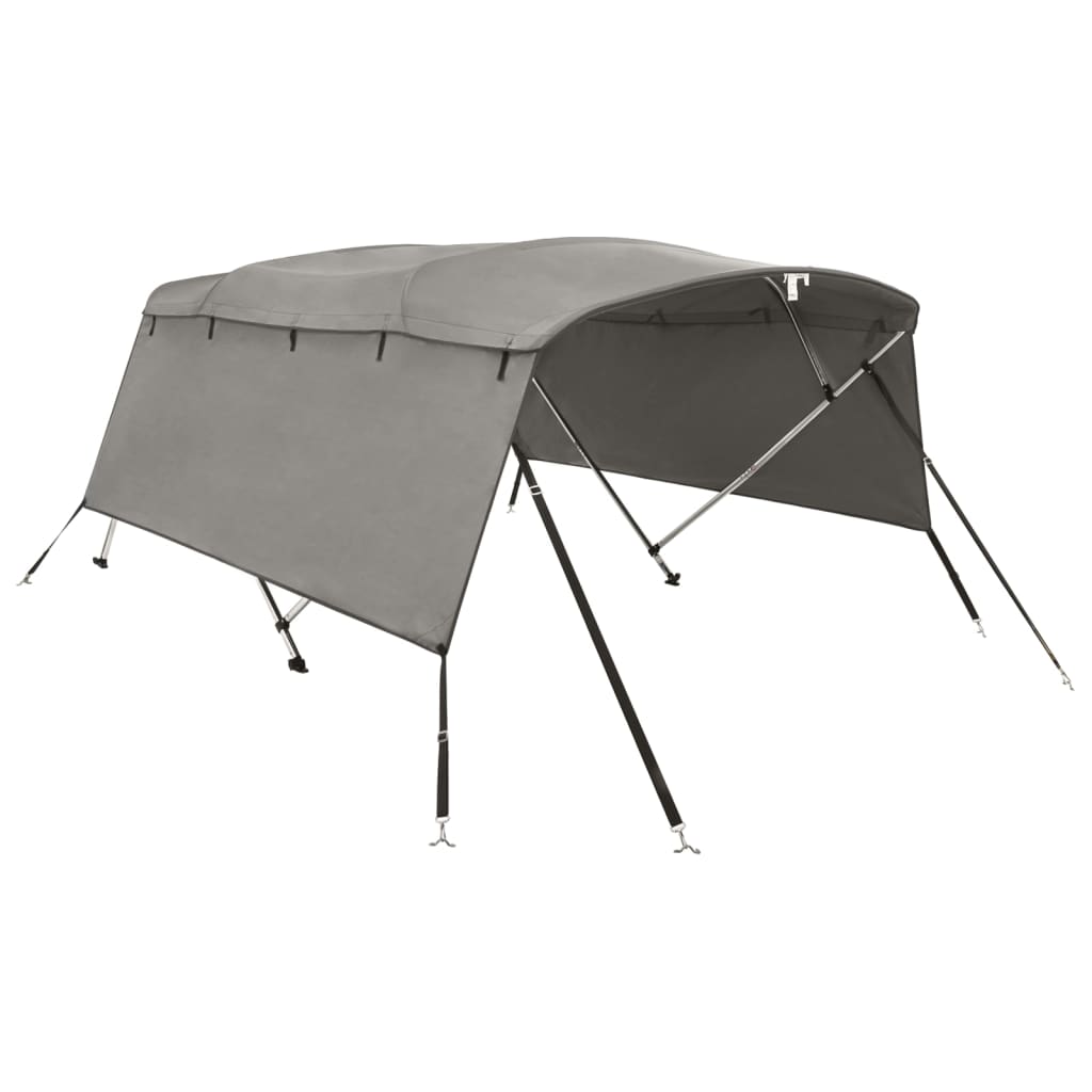 Bimini di Prua con Pareti Laterali 4 Archi 243x(170-182)x137cm