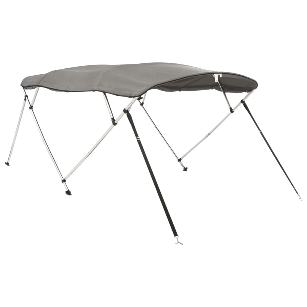 Bimini di Prua con Pareti Laterali 4 Archi 243x(170-182)x137cm
