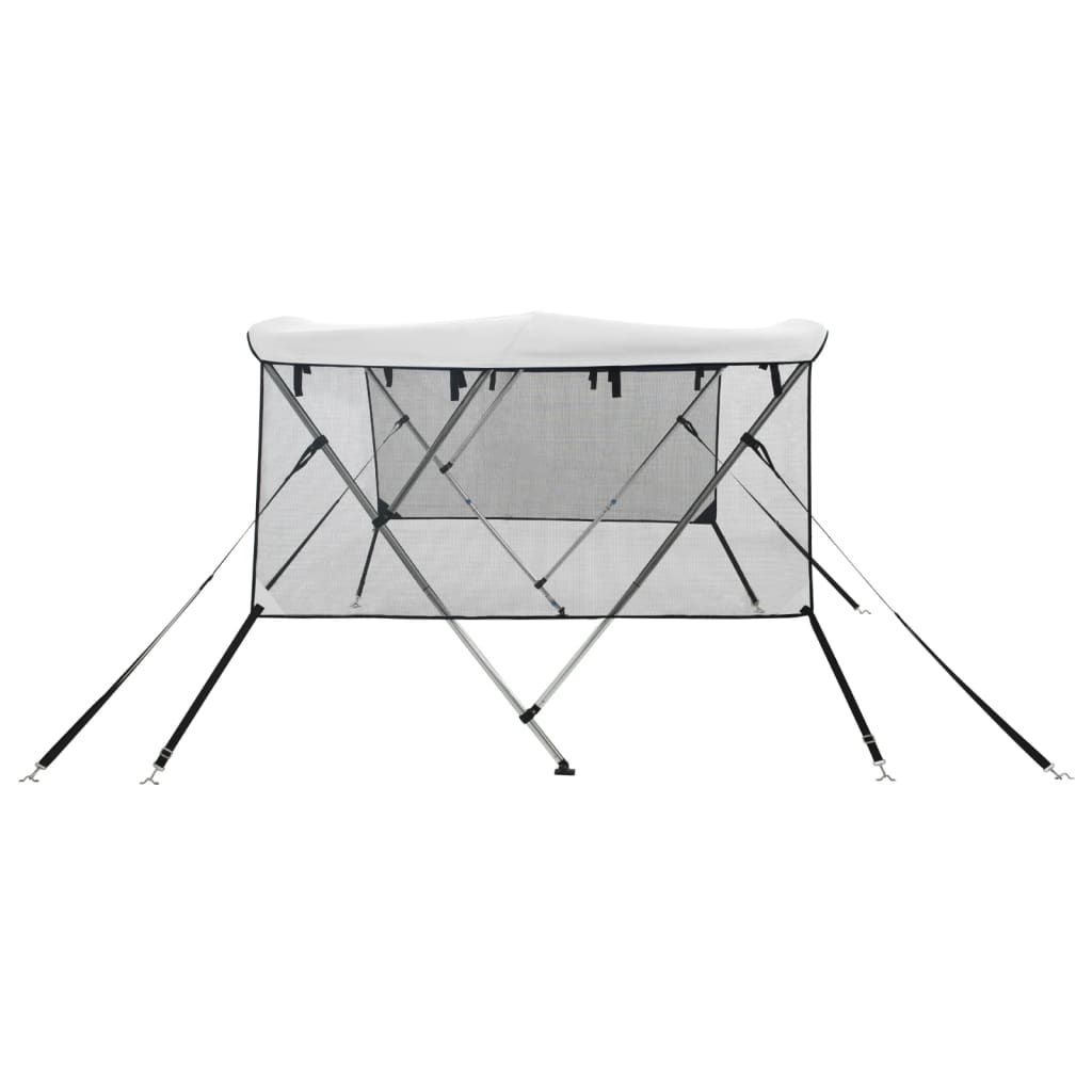 Bimini di Prua Pareti Laterali Rete 3 Archi 183x(154-167)x137cm | homemem39