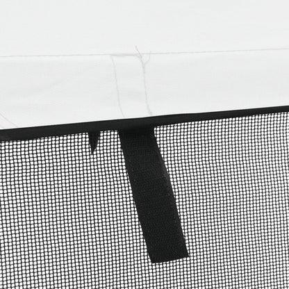Bimini di Prua Pareti Laterali Rete 3 Archi 183x(154-167)x137cm | homemem39
