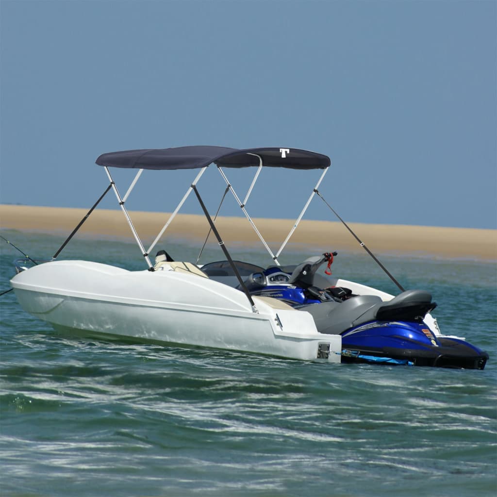 Bimini di Prua Pareti Laterali Rete 3 Archi 183x(154-167)x137cm | homemem39