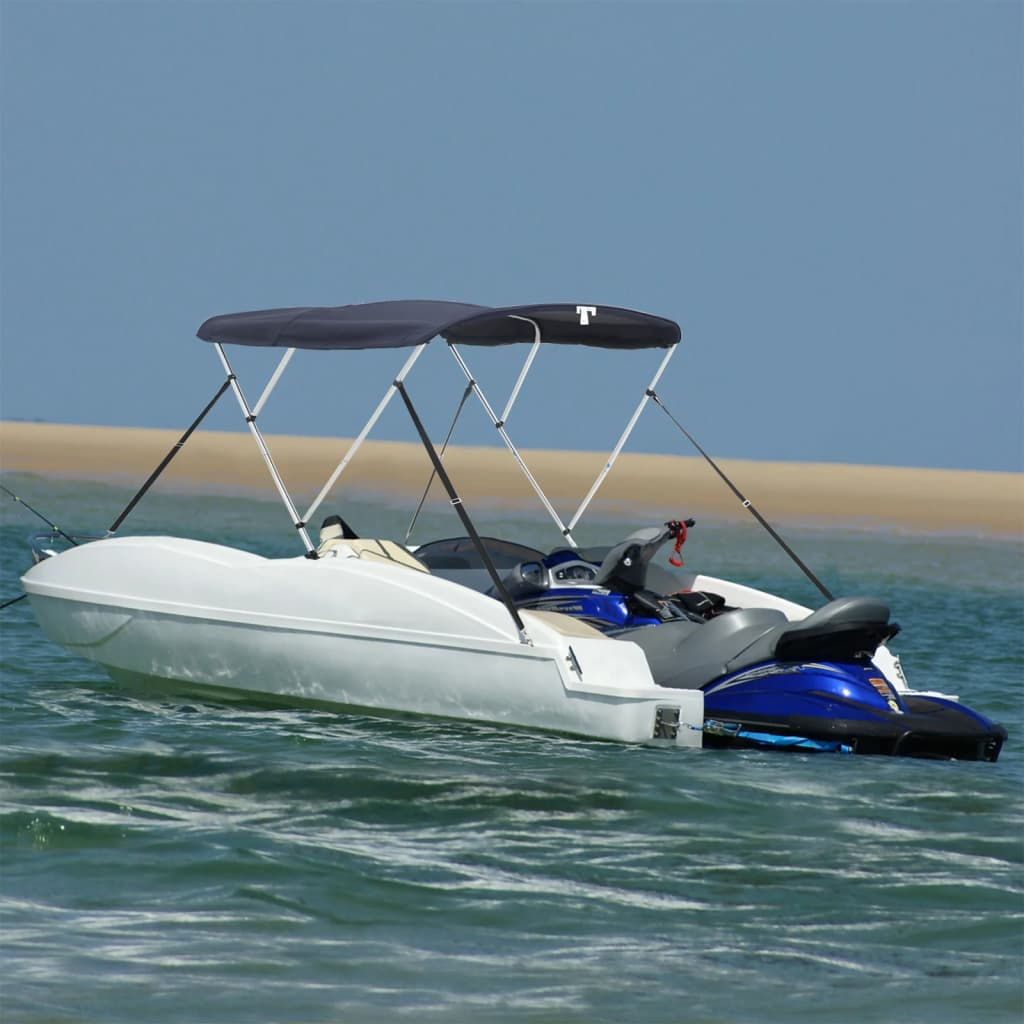 Bimini di Prua Pareti Laterali Rete 3 Archi 183x(170-182)x137cm | homemem39