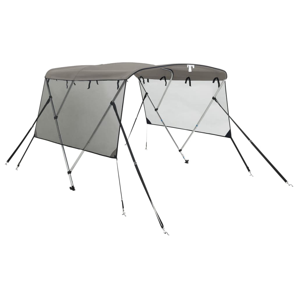 Bimini di Prua Pareti Laterali Rete 3 Archi 183x(154-167)x137cm | homemem39