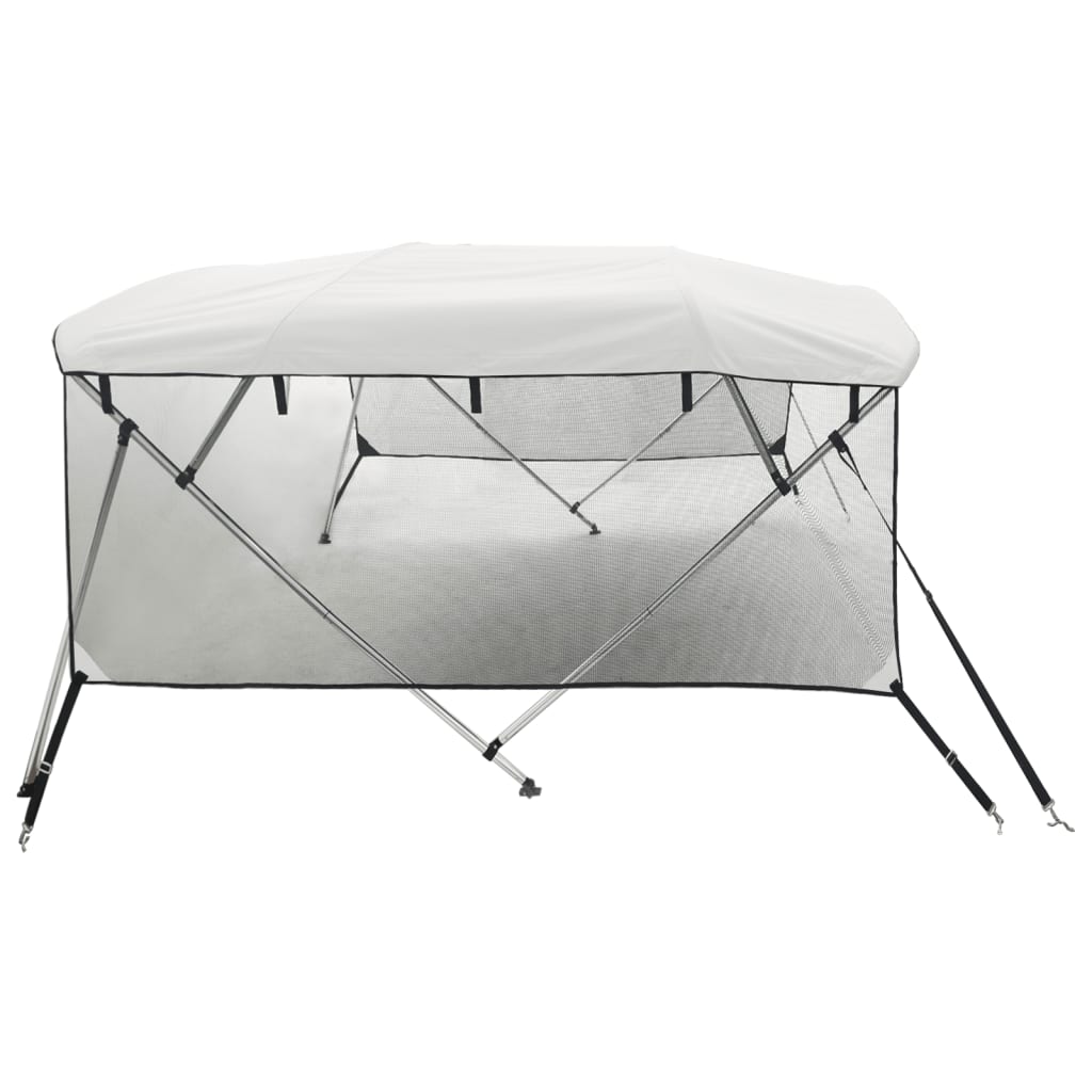 Bimini di Prua Pareti Laterali Rete 4 Archi 243x(170-182)x137cm | homemem39