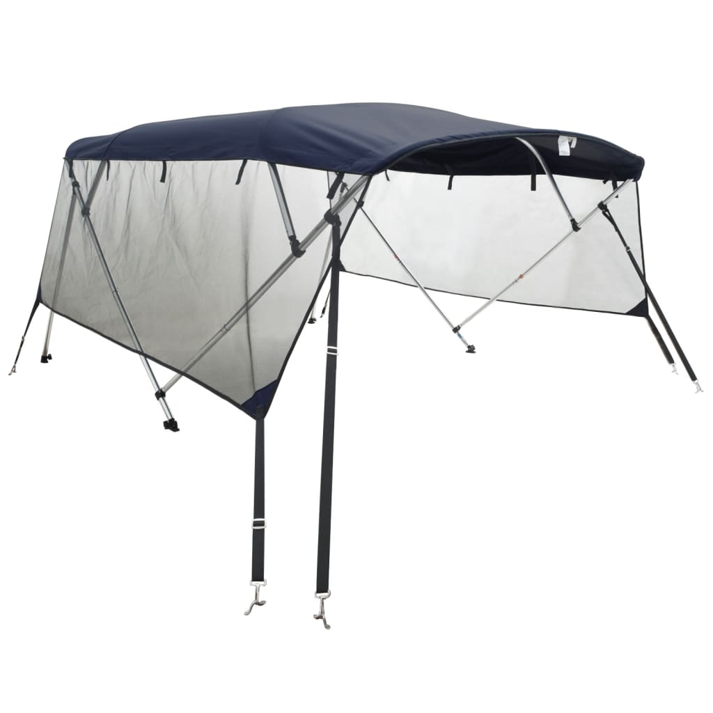 Bimini di Prua Pareti Laterali Rete 4 Archi 243x(170-182)x137cm | homemem39