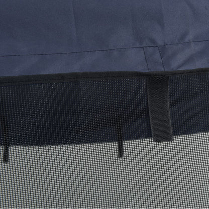 Bimini di Prua Pareti Laterali Rete 4 Archi 243x(170-182)x137cm | homemem39