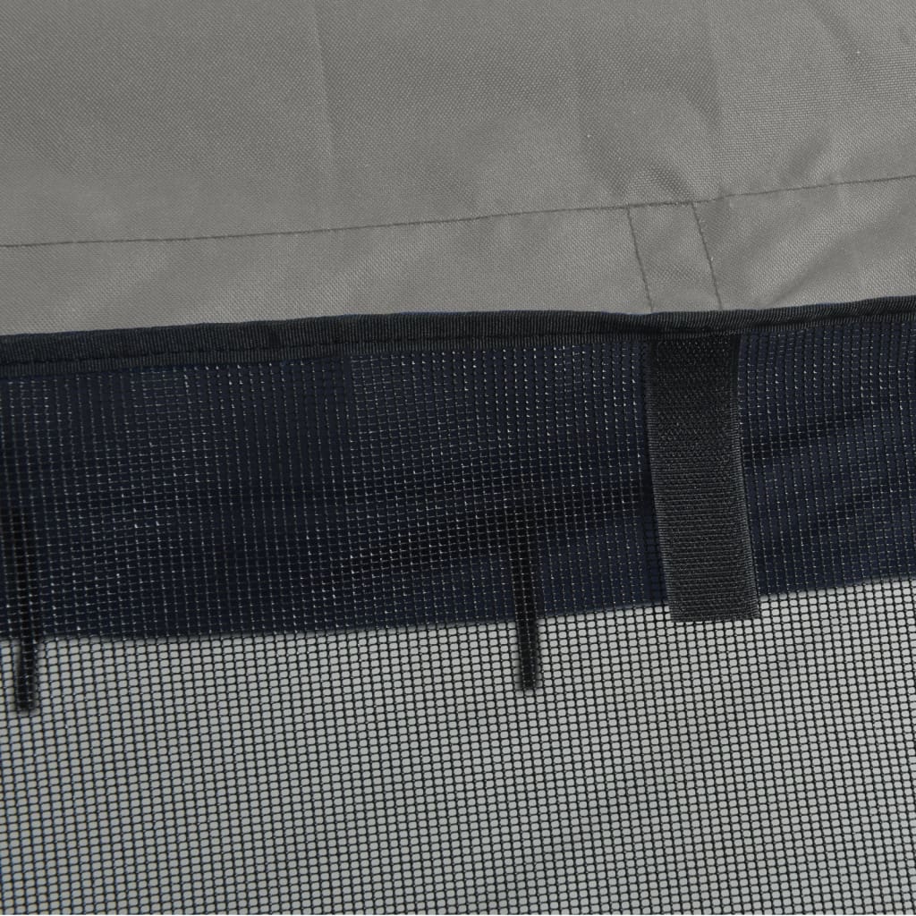 Bimini Prua con Pareti Laterali Rete 4Archi 243x(200-213)x137cm