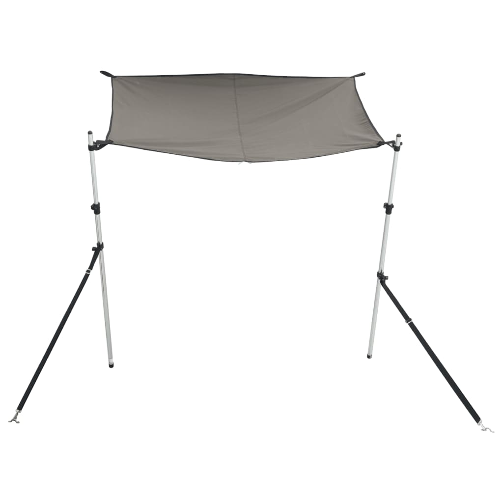 Estensione Tendalino a T Grigio Antracite 170x170x(115-183) cm | homemem39