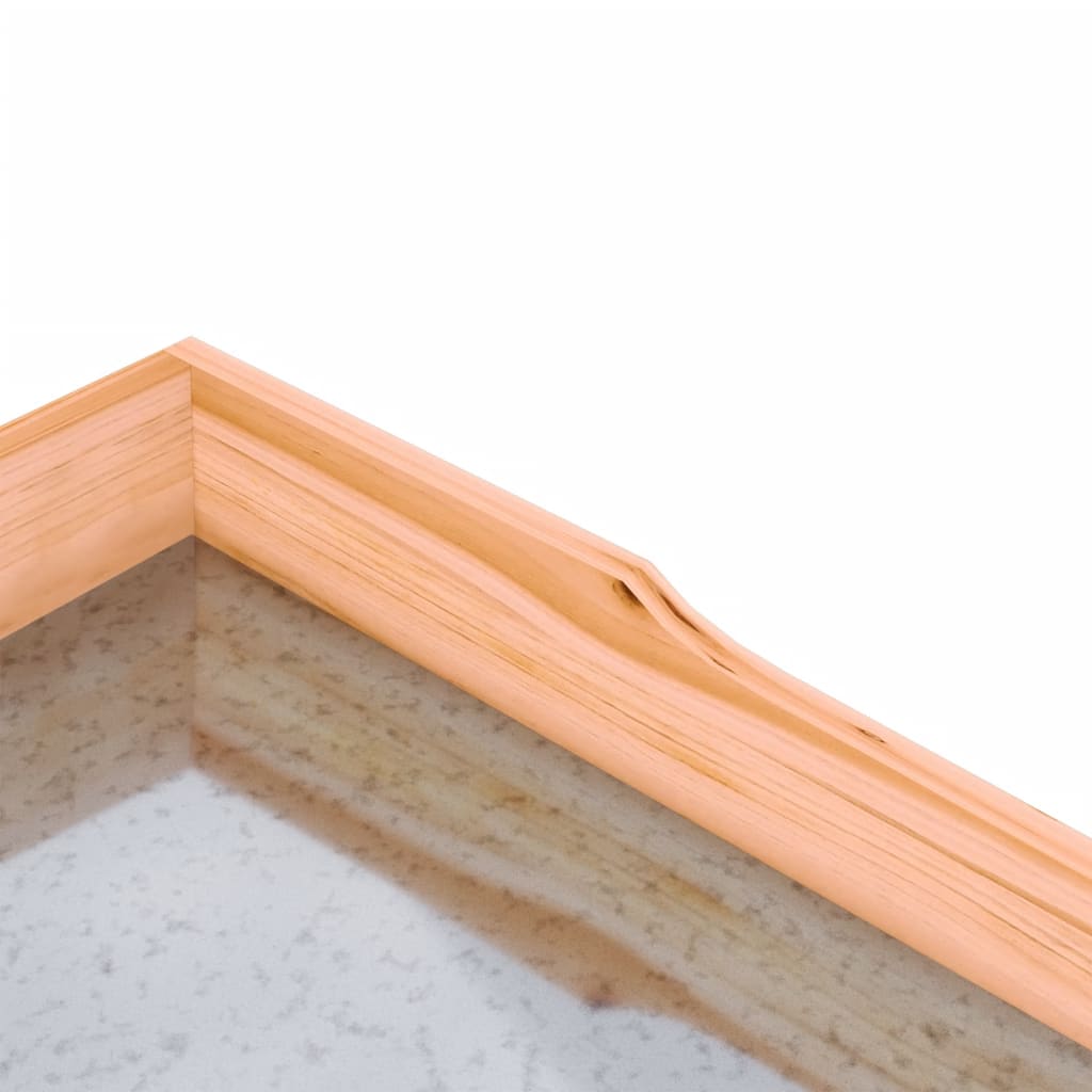 Tavolo Piante con Ripiani Marrone 78x38x,82,5cm Massello Abete - homemem39