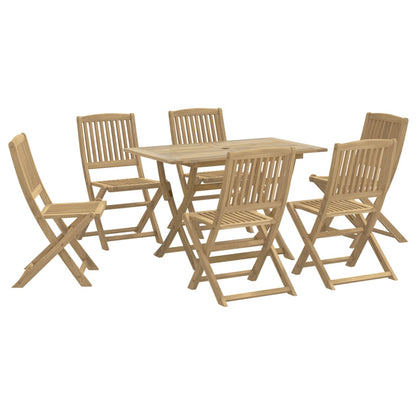 7 pc Garden Dining Set in Solid Acacia Wood