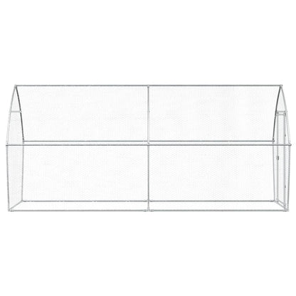 Gabbia per Polli Argento 400x105x182 cm in Acciaio Zincato | homemem39