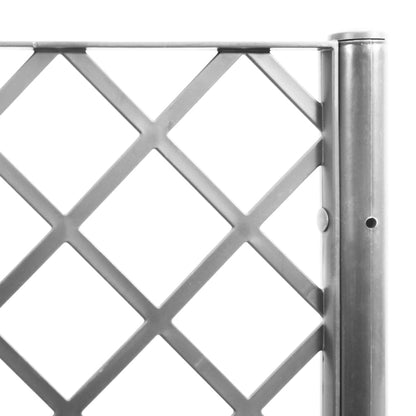 Fioriera Giardino con Traliccio Grigio Chiaro 160x40x140 cm PP | homemem39
