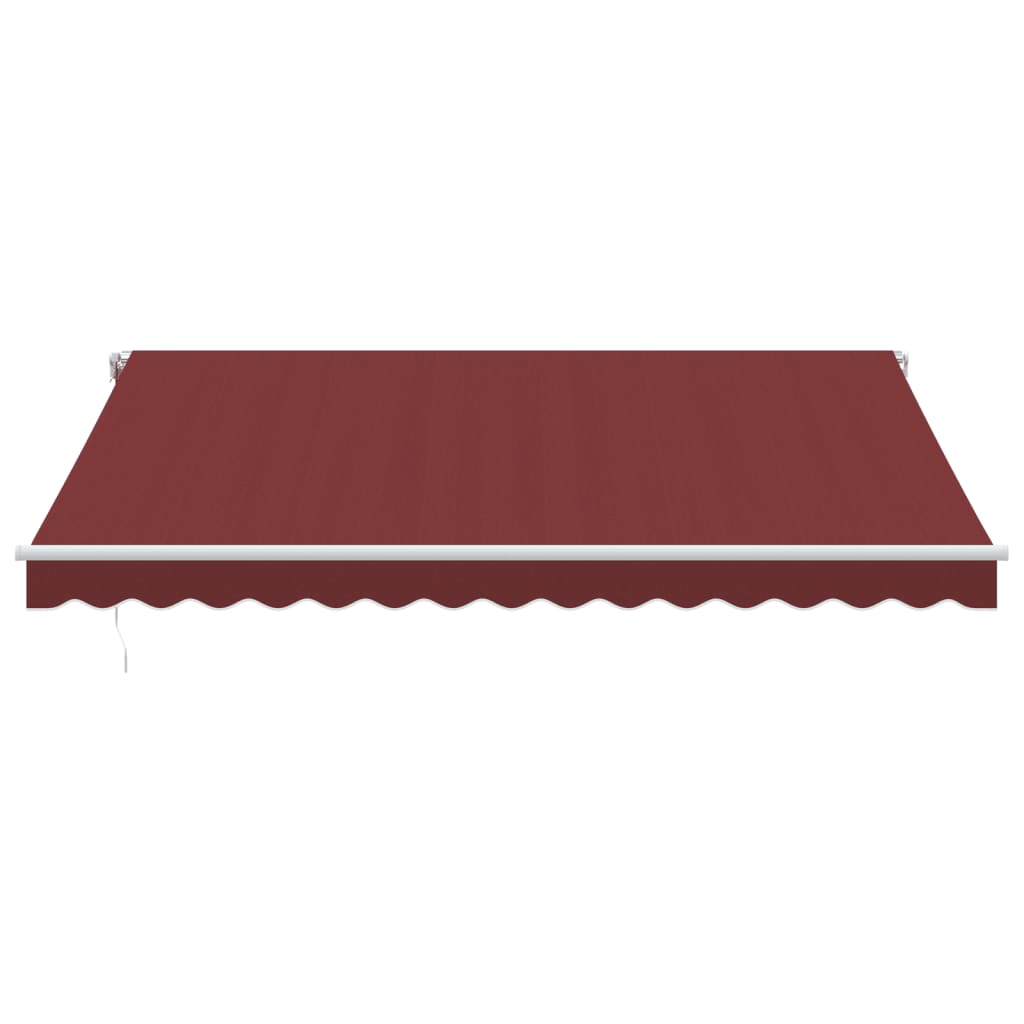 Tenda da Sole Retrattile Manuale Bordò 400x350 cm | homemem39